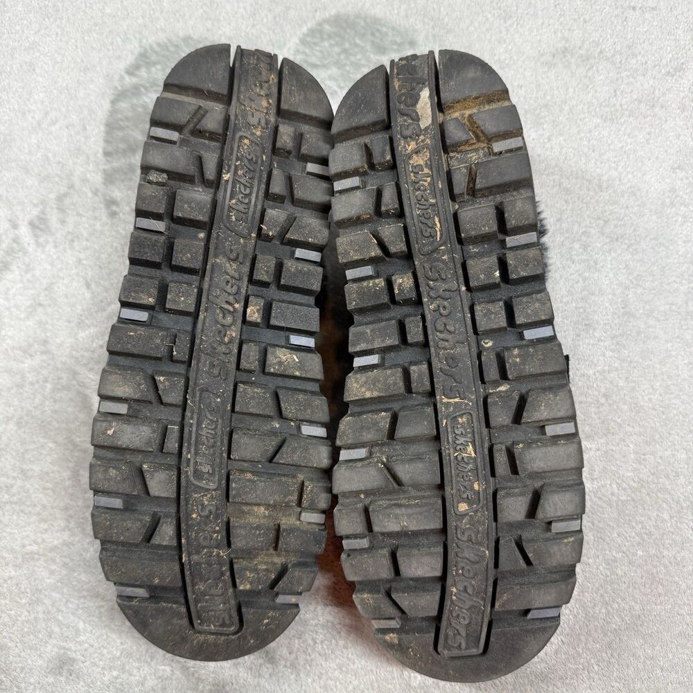 Skechers Women’s Shindigs Forever Reel Mules Women’s 8.5 Black Faux Fur - Picture 3 of 10